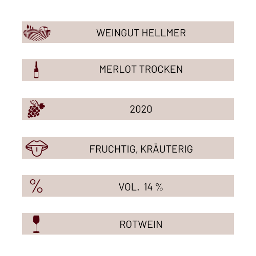 Weingut Hellmer - Merlot 2020 (6 Flaschen)
